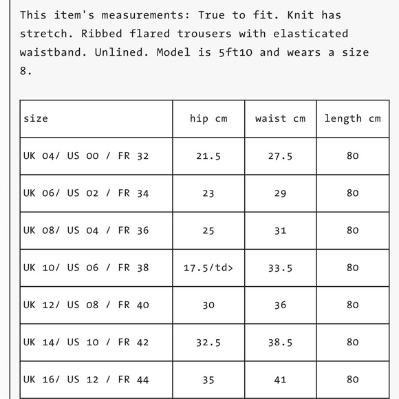 Self-Portrait Ribbed Knit Trouser - Picture 6 of 15
